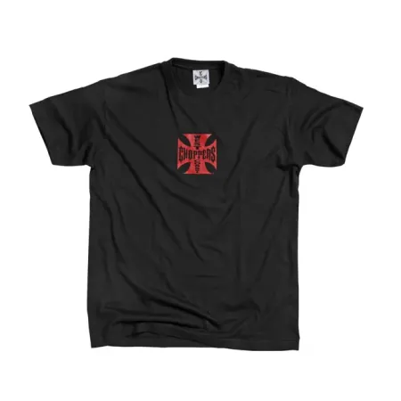 West Coast Choppers OG Classic T-shirt Black/Red Size Large (WCCTS0003ZWL)