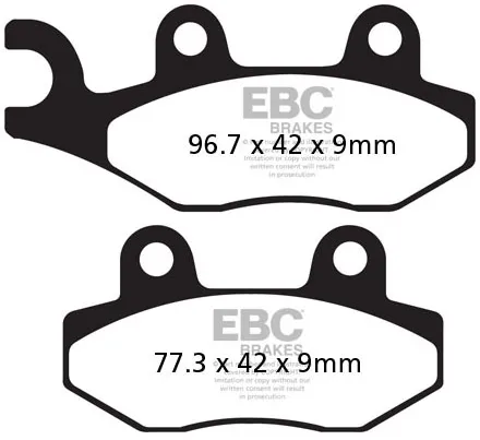 Ebc Double-h Sintered Brake Pads (FA228HH)