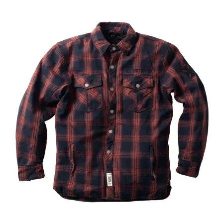 West Coast Choppers Austin Kevlar Riding Shirt Red/Black Size Medium (WCCWS146RDM)