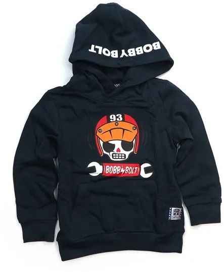 Bobby Bolt Lightning Scram Hoodie Navy - Kids Size 110/116 (ARM691609)