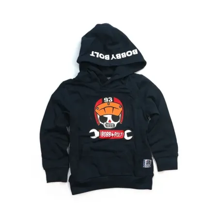 Bobby Bolt Lightning Scram Hoodie Navy - Kids Size 158/164 (ARM102609)