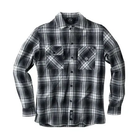 West Coast Choppers Riser Shirt White/Grey Size 3XL (WCCWS150GR3XL)