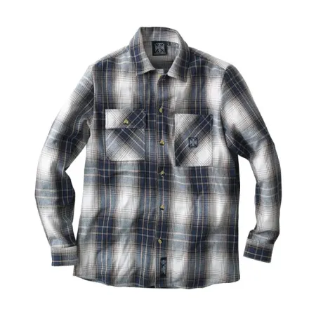 West Coast Choppers Riser Shirt Brown/Blue Size 2XL (WCCWS151BR2XL)