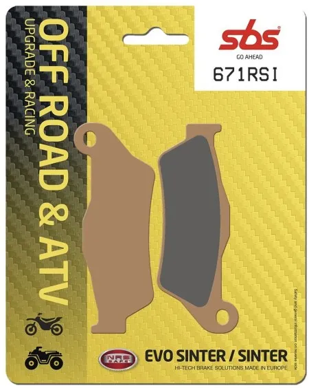 SBS RSI Offroad Racing Sintered Brake Pads (671RSI)