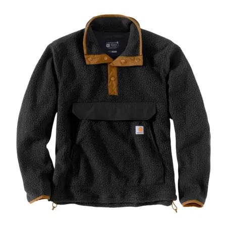 Carhartt Fit Fleece Pullover Black Size 2XL (104991-BLK2XLREG)