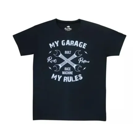Rusty Pistons Garage T-Shirt Black Size Large (RPTSM61-L)